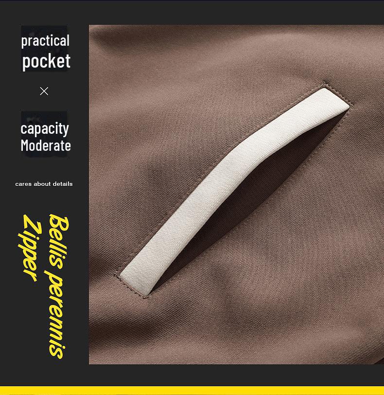 Осень 2024 Мужская свободная бейсбольная куртка: Модный бренд для подростков и студентов, универсальный повседневный стиль.