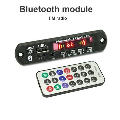 Модуль Bluetooth-приемник 12 В WMA MP3 декодер плата автомобильный аудио динамик плата USB TF FM-радио модуль с пультом дистанционного управления