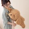 42Cm-118Cm Simulation Huge High Quality Soft Teddy Dog Plush Doll Pillow Brown White Long Plush Animal Plush Toy Home Decoration