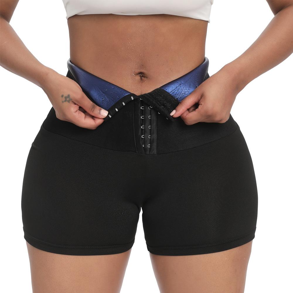 Sweat Shapewear Shorts Pants Thigh Slim Suit Waist Trainer Control Leggings Pants Compression Shaperwear Tummy Control Tights