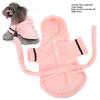 Warm Pet Bathrobe Plush Small Pet Pajama Convenient Dog Hooded Bathrobe  Small Dogs