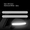 2Pcs Car Reflector Reflective Sticker Rearview Mirror Vehicle Truck Strip Tape