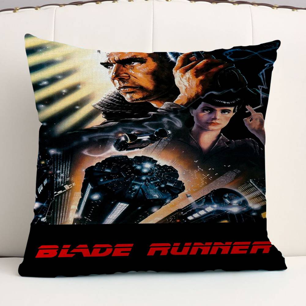 Retro Movie Blade Runner Classic Sci-fi Film Pillow Cushion Cover Pillowcase Living Room Sofa Home Decor Customized