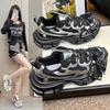 Casual Comfortable Trendy Flats Thick Sole Increased Height Versatile Sports Shoes New Casual Sports Running Shoes Size 35-40