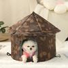 Кошачий домик водонепроницаемый уличный зимний теплый питомец пещера для кошек спальные кровати палатка для дома складной и моющийся для маленьких собак щенков принадлежности