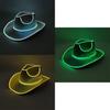 Eye-catching Sparkling Silver Pink Light-up Jazz Hat For Festivals And Holidays