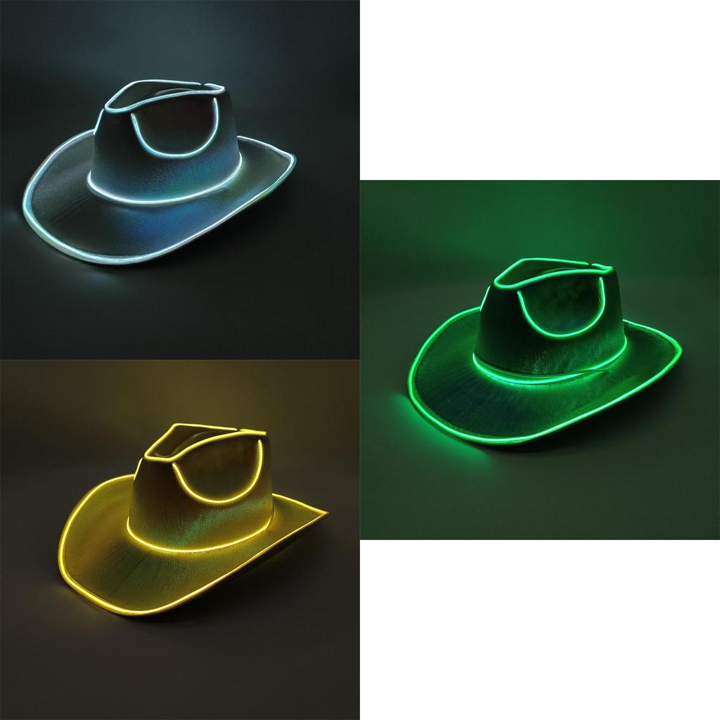 Eye-catching Sparkling Silver Pink Light-up Jazz Hat For Festivals And Holidays