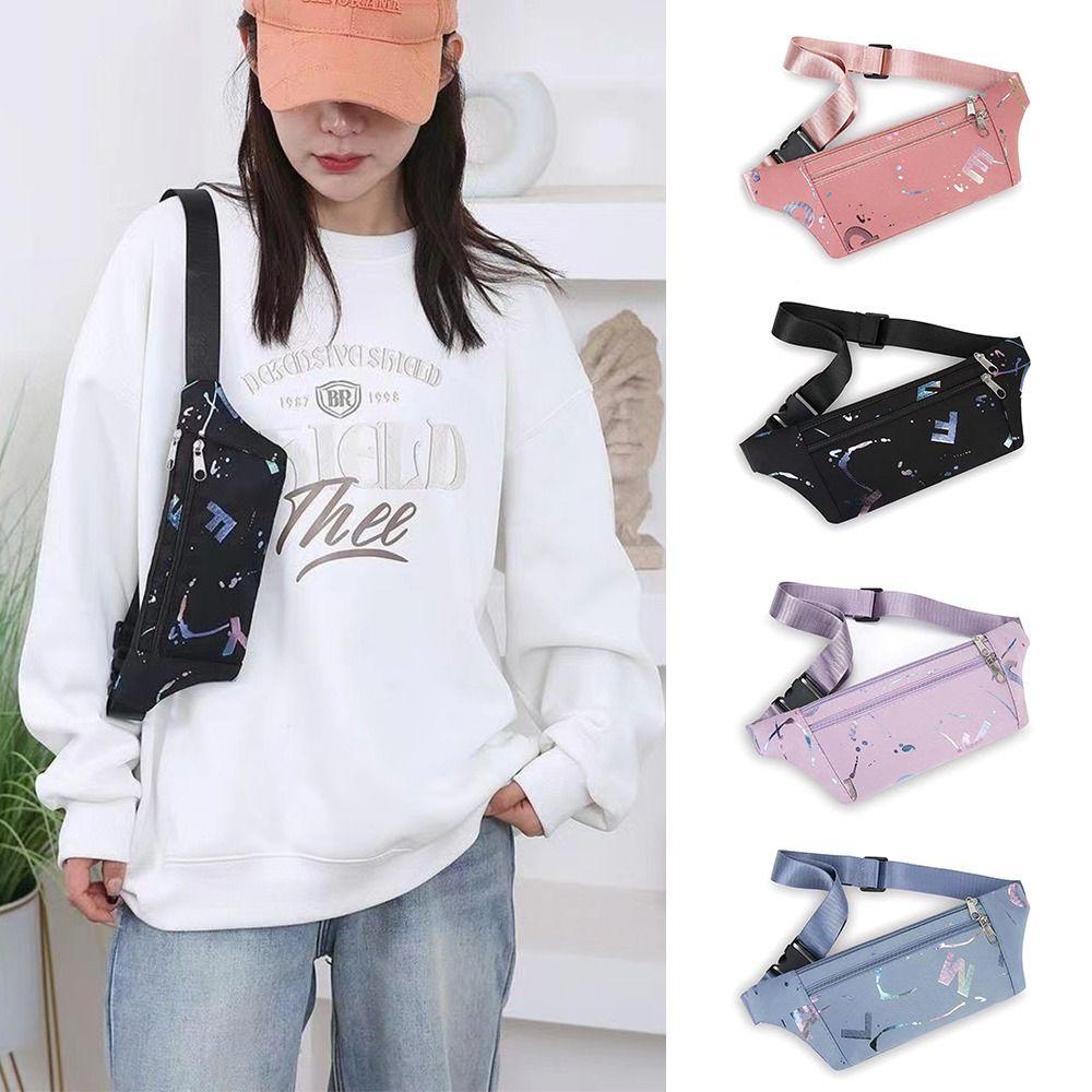 Nylon Chest Crossbody Bag Wear-resistant Sport Backpack New Fanny Pack  Women