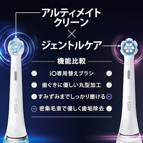 [Эксклюзивно для Amazon.co.jp] Набор сменных насадок для электрической зубной щетки Braun Oral-B iO, Ultimate Clean, Белый, 7 насадок, IORBCW-7EL