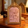 European Style Arched Jewelry Display Stand Velvet Earring Ring Display Board  Holiday Gifts
