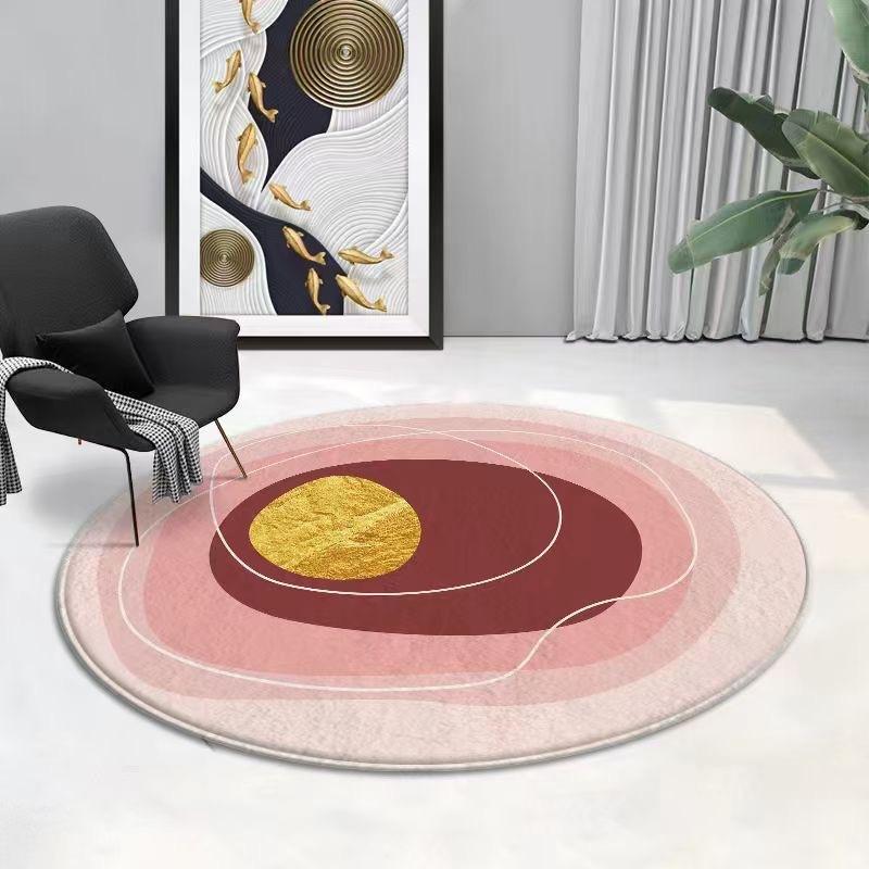 Circular Carpet Living Room Coffee Table Mat Bedroom Bedside Carpet Computer Swivel Chair Mat