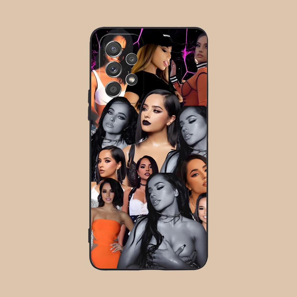 Модный матовый чехол из ТПУ Becky G для Samsung Galaxy M55 54 42 35 34 33 32 23 22 15 14 13 12 F55 5G Цветная крышка