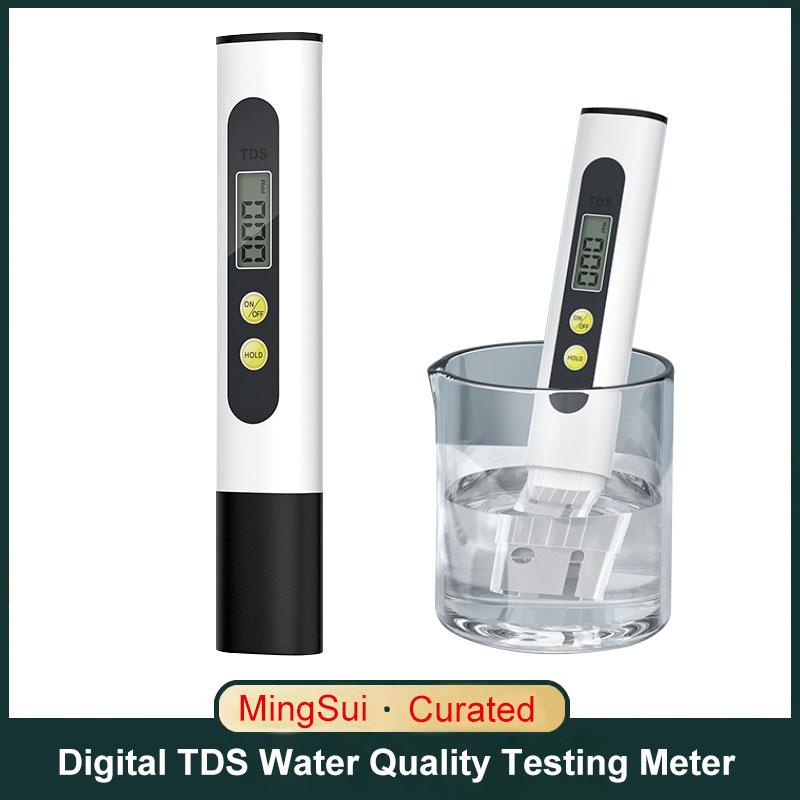 TDS Meter Digital Water Tester for Drinking Water Quality Analyzer Monitor Filter Rapid Test Aquarium 0-9990ppm Hydroponics Pool