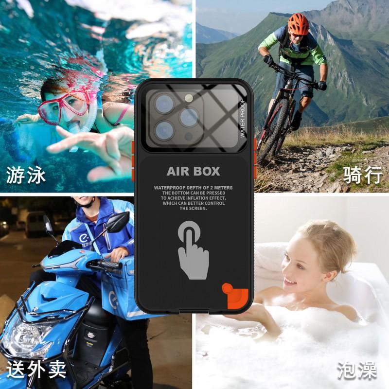 6.1 Inch Waterproof Phone Case Diving Shockproof Scratchproof Clear Protective Cover IPhone 12 13 14 Pro