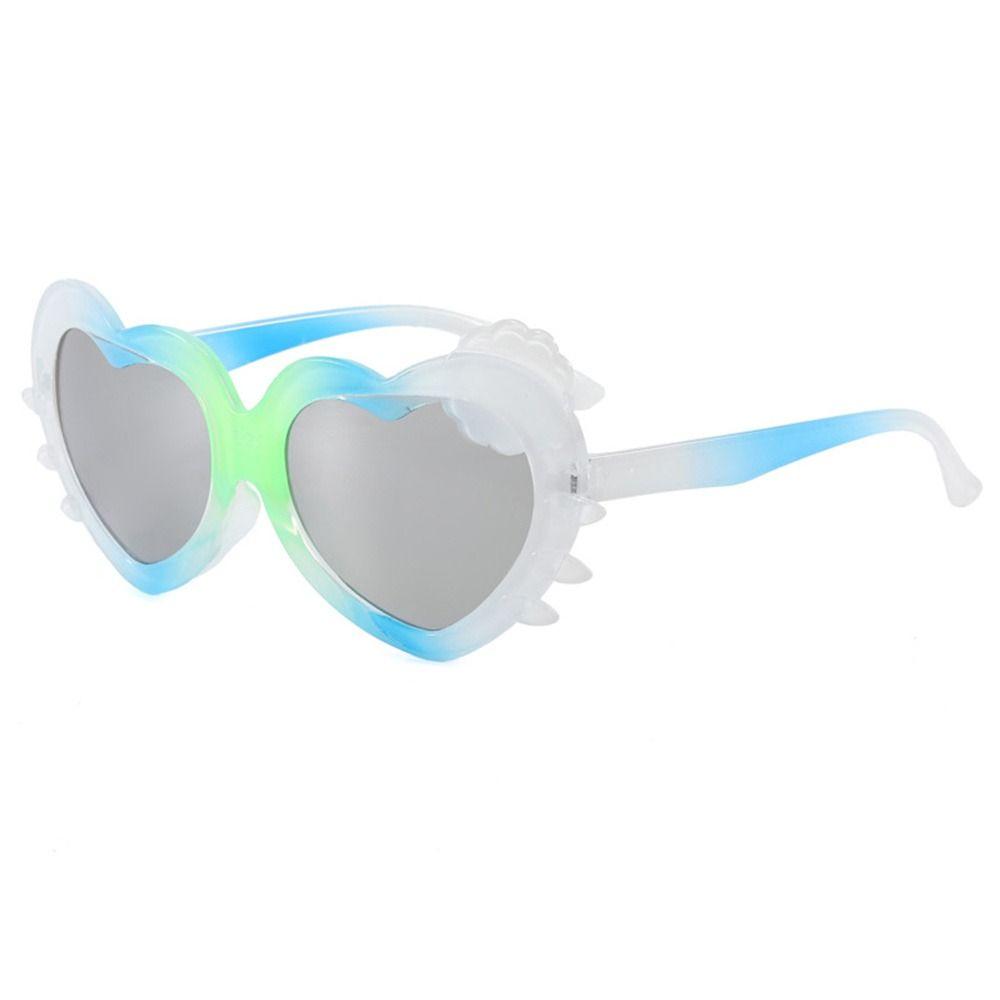 Heart Shape Kids Sunglasses Colorful Travel Goggle Fashion Children Eyewear Toddler