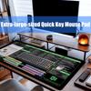Большой коврик для клавиатуры и мыши с горячими клавишами Excel и Word для использования офисного программного обеспечения и игр, водонепроницаемый