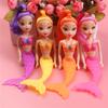 16cm Waterproof Doll Girls Toy Classic Mermaid Doll Kids Girls Toys Bath Swimming Pool Toys Girls Birthday Gifts