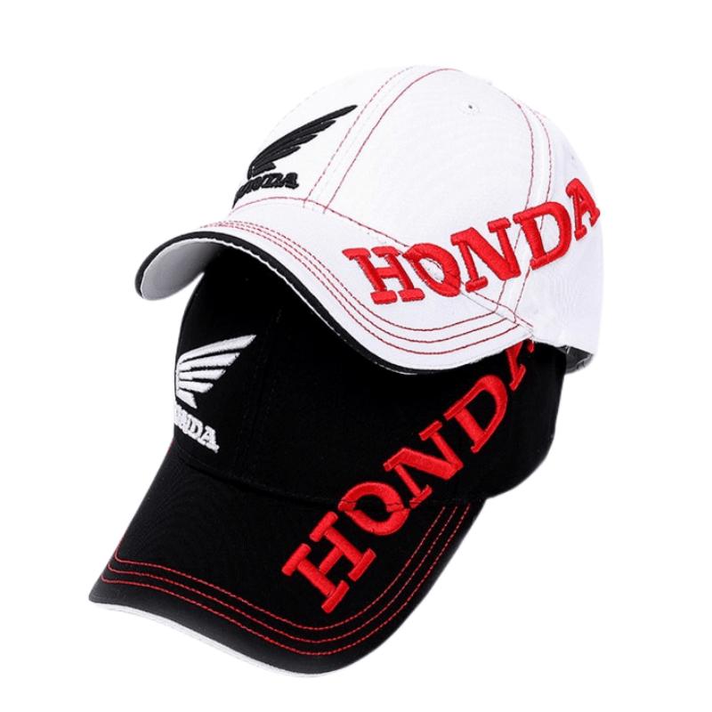 HONDA Baseball Hat 2-Color Embroidered Baseball Hat Fashion Men's and Women's Spring/Summer Hip Hop Hat Adjustable Sunshade HatVH2