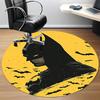 1pc Batman Office Round Area Rug, Under Office Chairs Bedroom Living Room Home Decor, Room Deco, Available in Various Sizes120