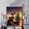 Disney Diamond Painting WALL E Christmas themed Illustration Cute Cartoon Cross Stitch Complete Set 5D DIY Home Decoration