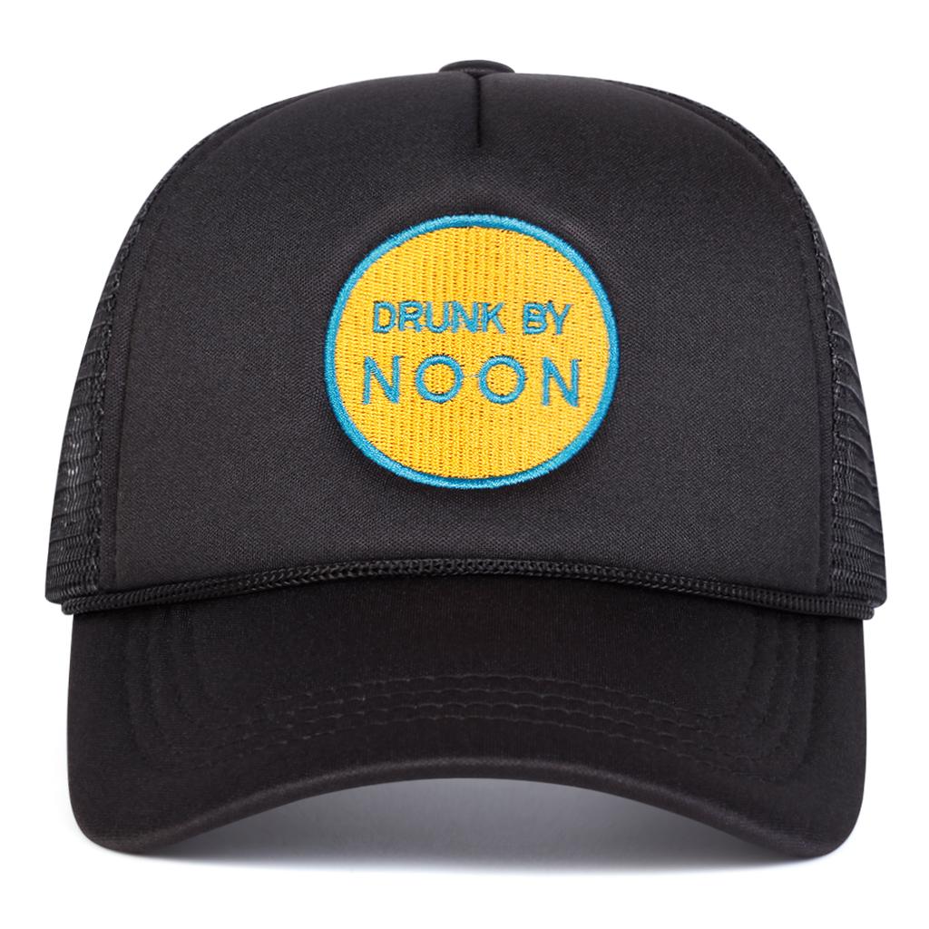 Унисекс DRUNK BY NOON вышитые буквы бейсболки с сеткой для улицы регулируемые весенне-летние повседневные солнцезащитные кепки