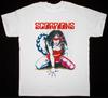 NEW Scorpions Girl Gift For Fan Band Scorpions White All Size Shirt