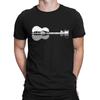 GUITAR REFLECTION Mens London Music T-Shirt Bridge Big Ben Acoustic Gift