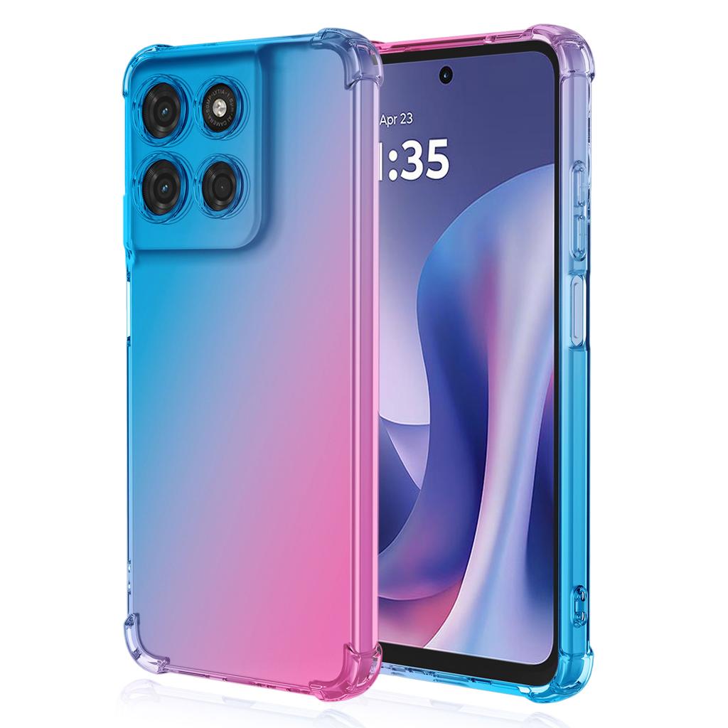 For Motorola Moto G67 Power 5G Case Gradient Color TPU Anti-Drop Phone Cover