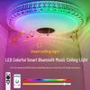 Умный потолочный светильник RGB с Bluetooth и управлением через приложение