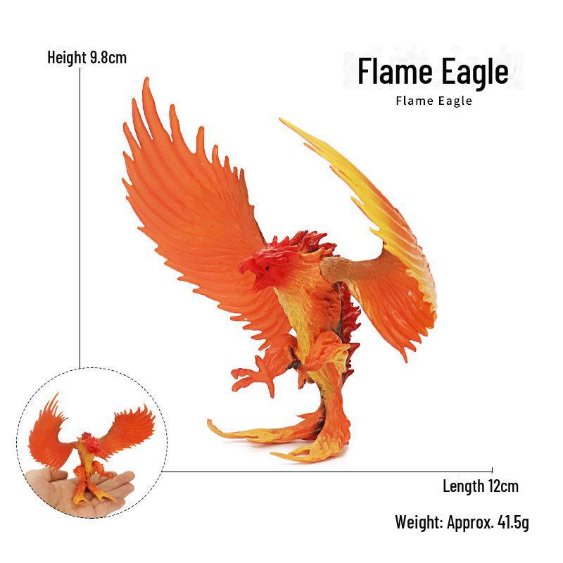 Cross-Border Fantasy Dragon Models: Fire Eagle, Ice-Breaker, Magma Dragon, Wolf Dragon, and Western Flying Dragon Ornaments