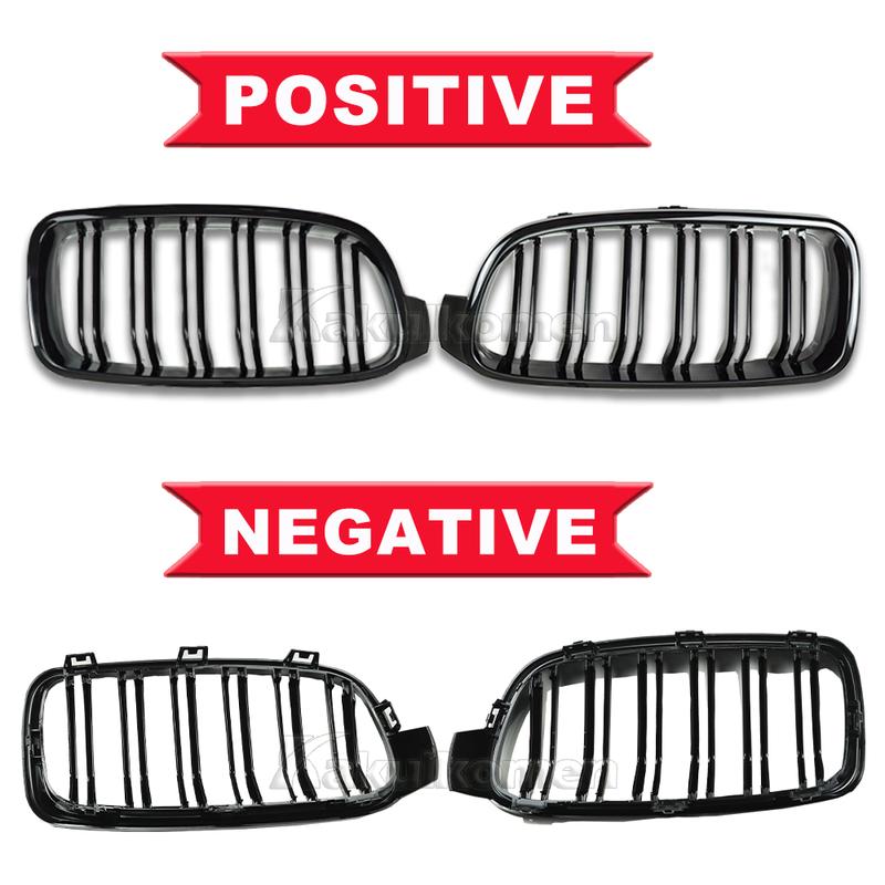 For Bmw F30 F31 3 Series 318i 320i 330i 320d Carbon Fiber/Black Grill Facelift Racing Grille Kidney Front Bumper Grill 2012-2018