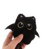 1 шт. 10 см Крылья призрака Маленький черный кот Плюшевая игрушка Кукла Подвеска Инс Большие глаза Панк Украшение для сумки для мальчика девочки Подарки на день рождения