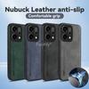 Nubuck Leather Magnetic Case for OPPO Reno 14 Pro 14F Reno14 F 5G Ren Protective Cover Shockproof Back Shell Coque Capa Fundas