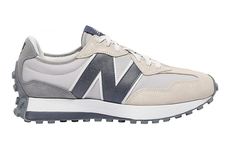 Foot Locker X x New Balance NB 327 Серый День Амортизация Устойчивые к истиранию Дышащие Низкие Детские Беговые Кроссовки GS327GRY