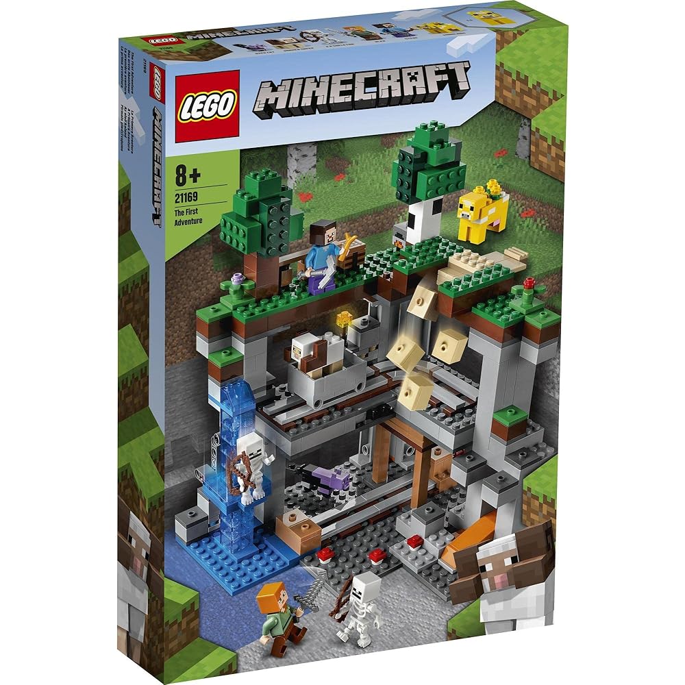 LEGO Набор Minecraft «Первое приключение» 21169 Игрушка для мальчиков и девочек от 8 лет
