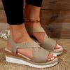 Woman Sandals Wedges Platform Sandals Summer New Open Toe Sandals for Women Outdoor Leisure Beach Sandal Sandalias Mujer