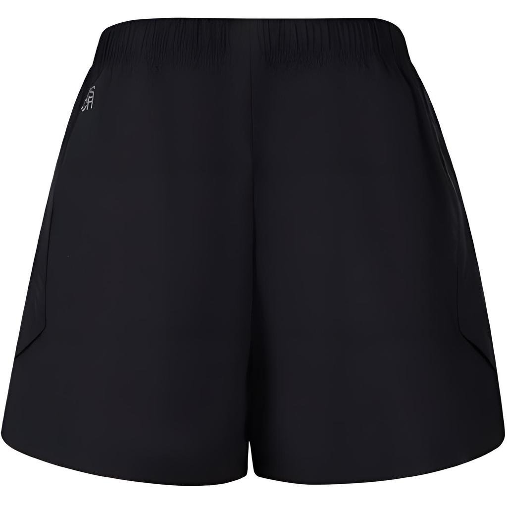 Asics Однотонные Удобные Быстросохнущие Повседневные Шорты Женские шорты Черные 2012D063-001