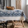Tablecloth Cotton and Linen Printed Blue and White Porcelain Retro Tablecloth Restaurant Cloth Tablecloth