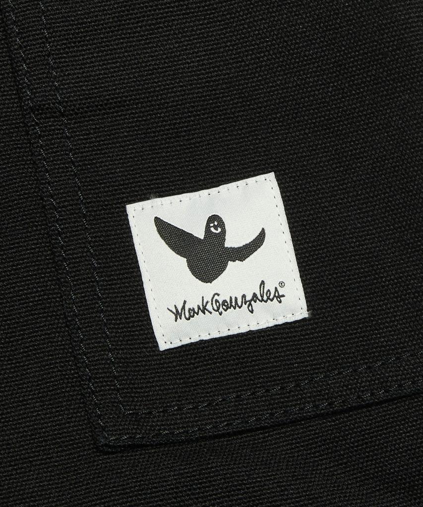 Mark Gonzales Рабочие брюки Next Sign Logo с двойными коленями - Черные