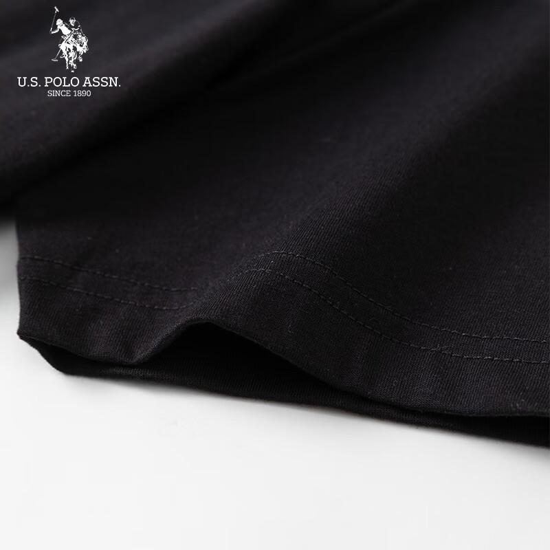 U.S. Polo Assn. Мужская футболка с коротким рукавом из чистого хлопка