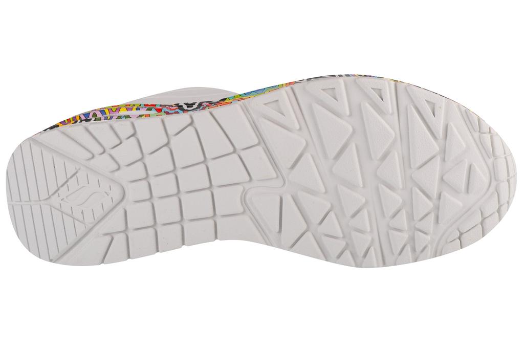 Skechers Jen Stark: Uno - Mini Drip, Womens White Sneakers