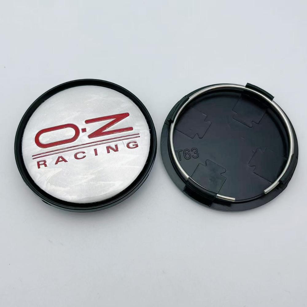 4pcs 63mm 58mm OZ O.Z Racing Logo Emblem Badge Car Wheel Center Cap Wheel Hubcap Rims Dust Cover M592 Car Styling Accessories
