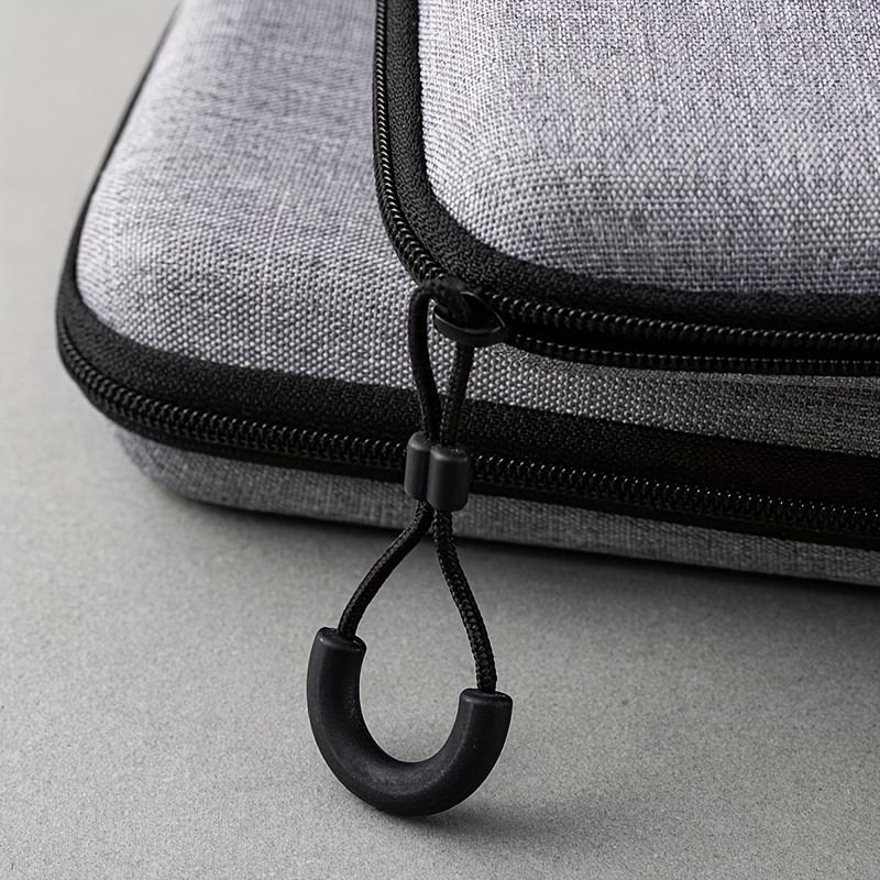 Mini Earphone Storage Bag Hard Shell Data Cable Organizer Box Portable Travel Gadgets Protective Cover Solid Color Large Capacity Case