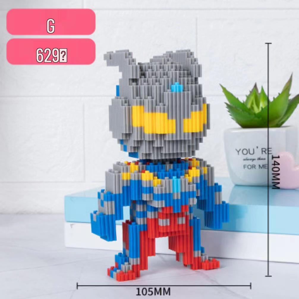 Совместимый Lego для девочек: Серия конструкторов «Злой Медведь» - Образовательные микро-конструкторы, соединяющиеся игрушки и подарки