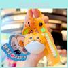 Creative And Adorable Resin Cat Fish Keychain Pendant Cute Cat Themed Keyring Gift
