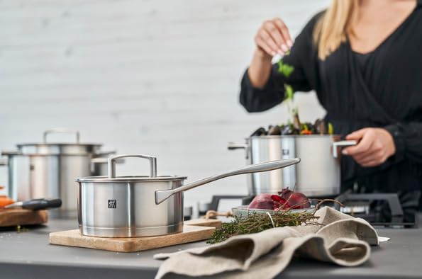 ZWILLING Frying Pan Stainless IH Dishwasher warranty Japanese "Vitality 26cm" Steel, 3-layer base, compatible, safe, 10-year [Official Retailer]