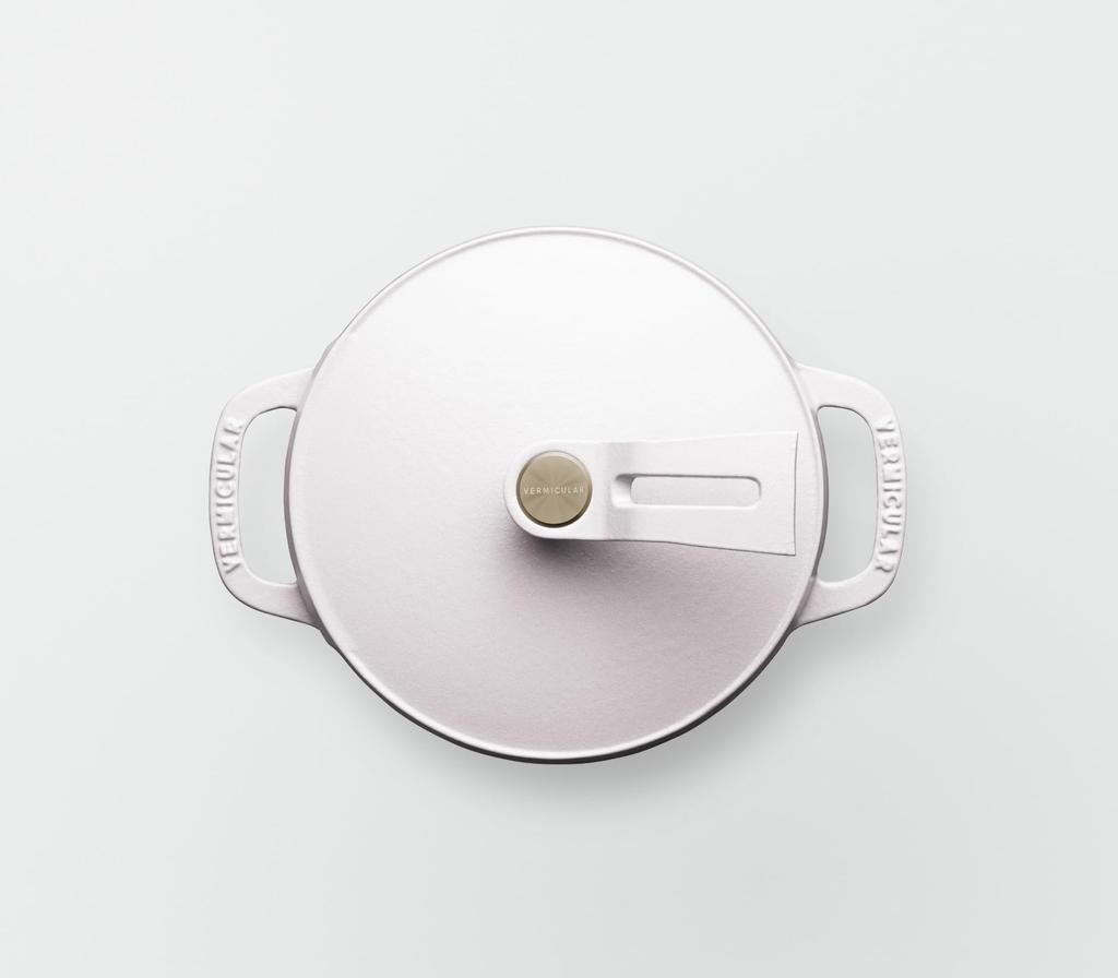 Vermicular Кастрюля для духовки 2 крышки Облако Самостоящая (Матовый розовый, МИНИ14см)