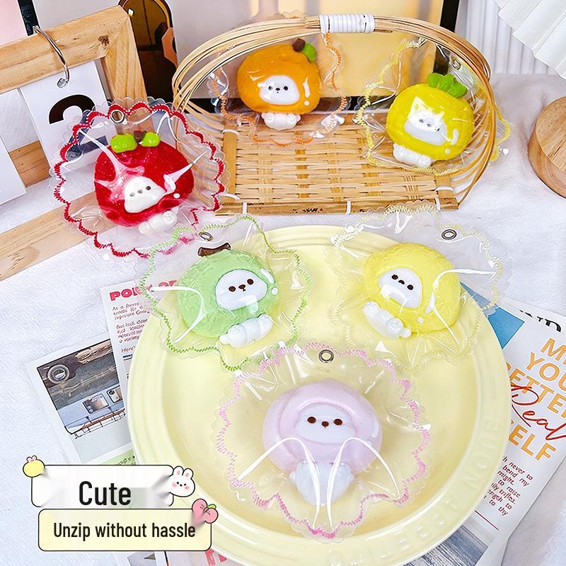 Silicone Fruit Squeeze Toy - Stress Relief and Soft Decompression Tool