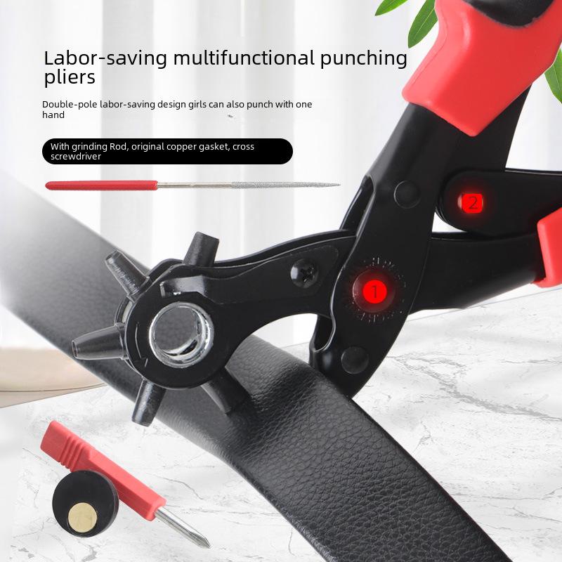 Multifunctional Belt Hole Punch Tool