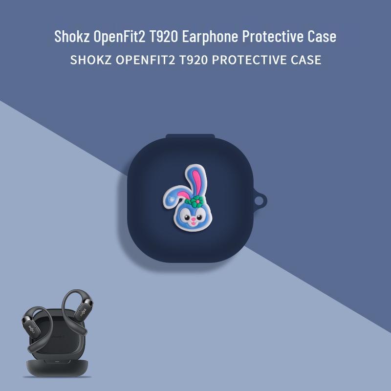 Shokz T920 Protective Case with Comfort Ring for OpenFit2 and Air Open-Ear Earbuds